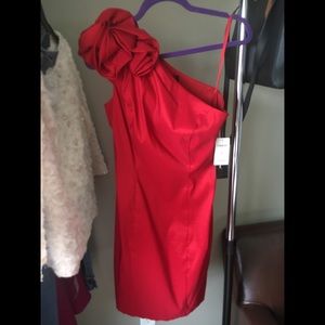 Classy Red Mini Dress